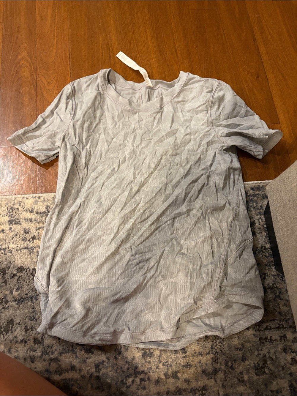 Light Gray Short Sleeve Crewneck Shirt